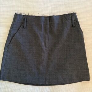 Zara Charcoal Mini Skirt - Women's